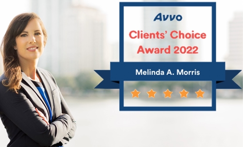 Melinda Morris Awarded Avvo Clients’ Choice for 2022